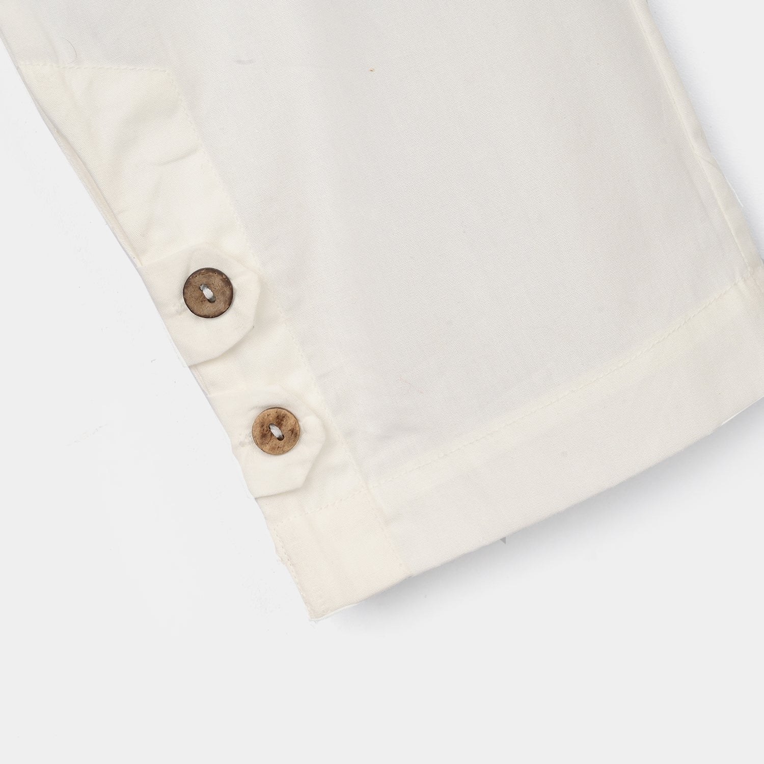 Girls Cotton Pants - White - Image 2