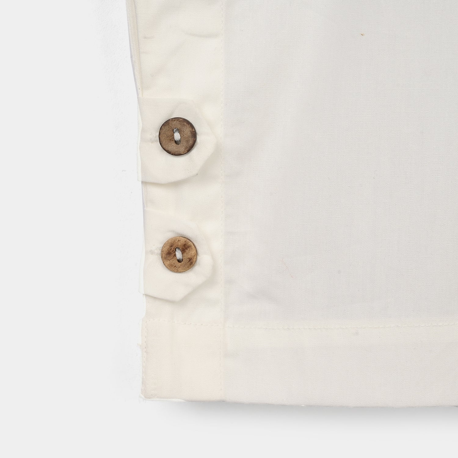 Girls Cotton Pants - White - Image 3