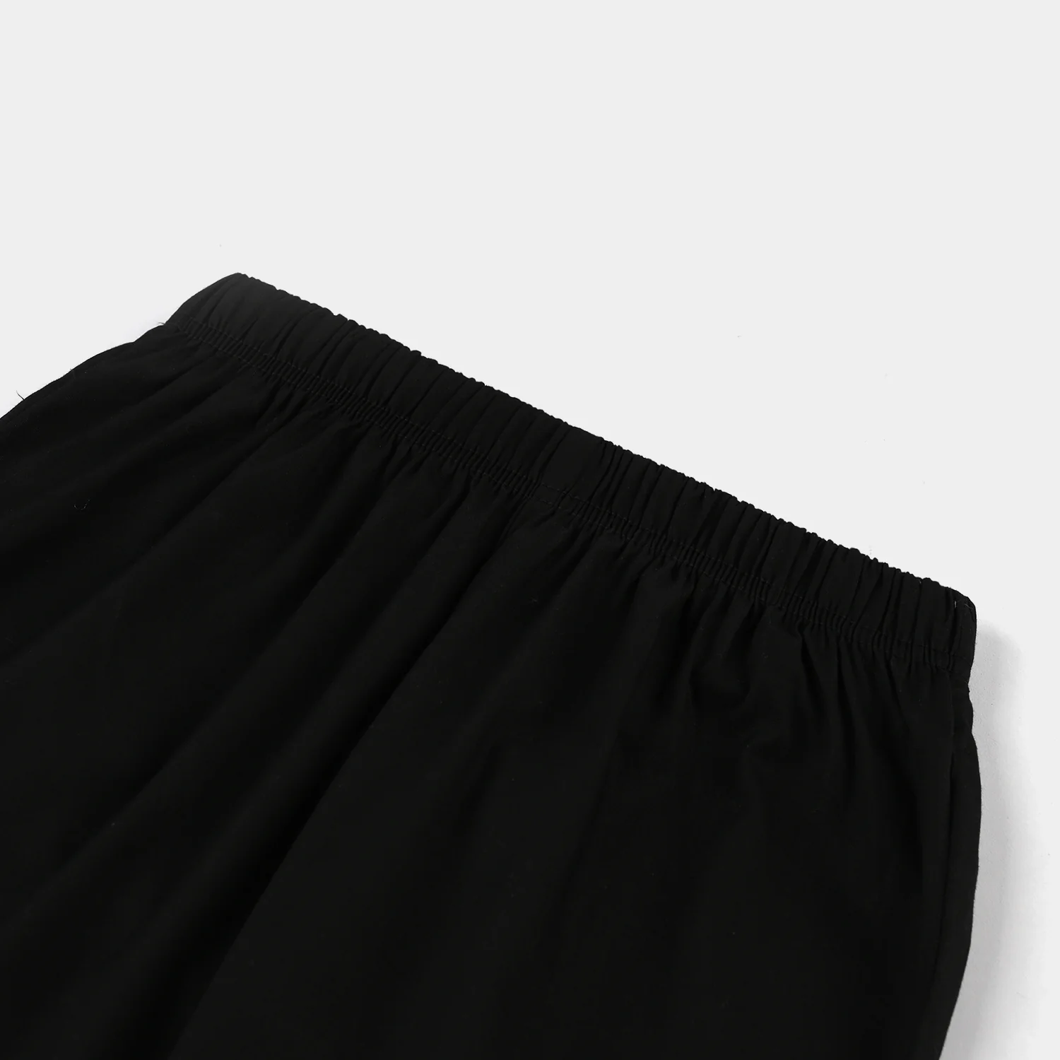 Girls Cotton Pants (Triangle) – Black - Image 2