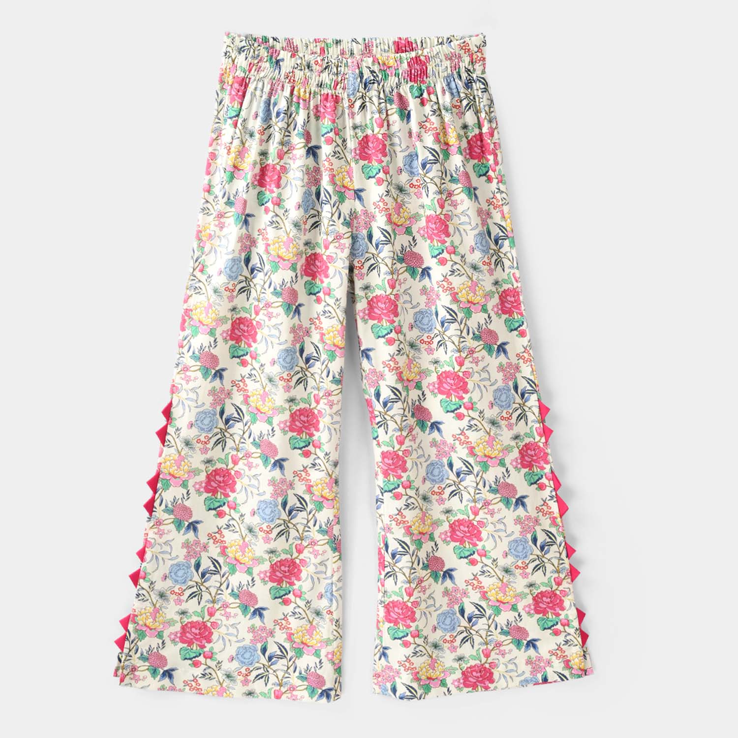 Girls Cotton Printed 2Pcs Floral - Multi - Image 6
