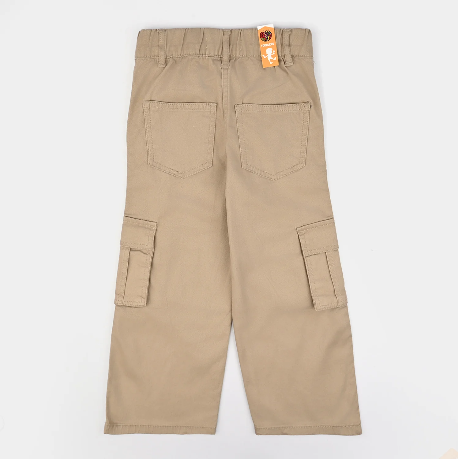 Girls Cotton Twill Cargo Pants - Ash - Image 4