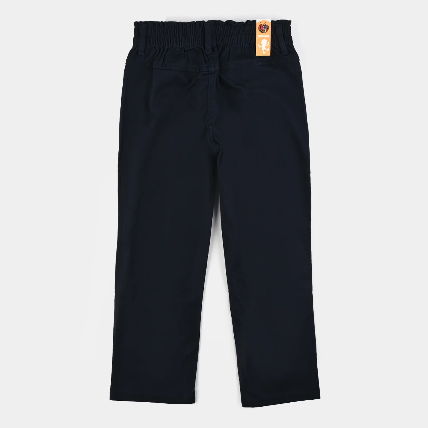 Girls Cotton Twill Pant Studs-NAVY - Image 3