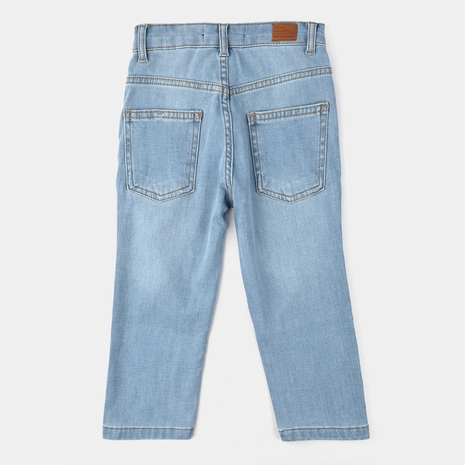 Girls Denim rigid Basic Pant - LIGHT BLUE - Image 3