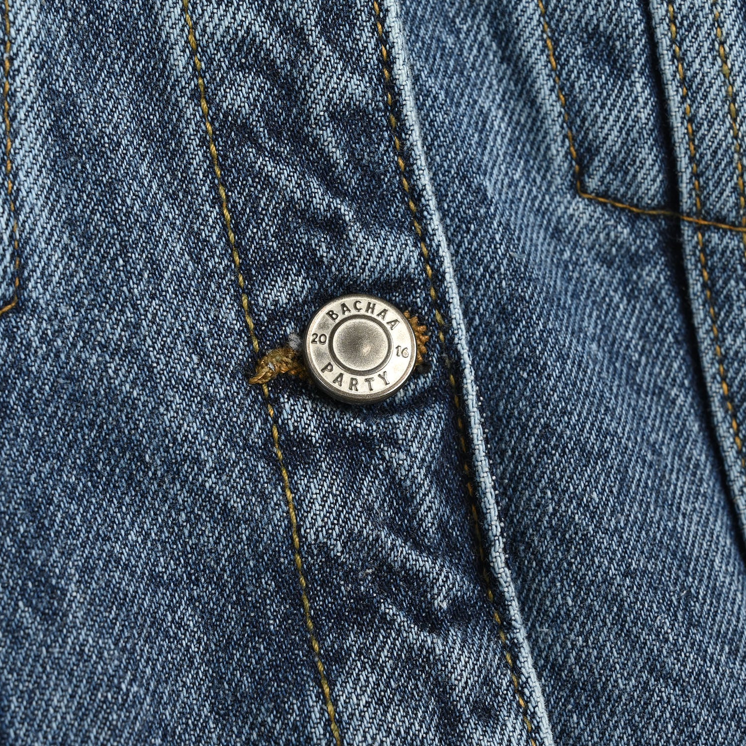 Girls Denim Stretch Woven Jacket Chain-Light Blue - Image 4