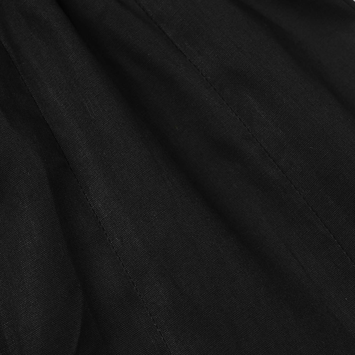 Girls Cotton Dhaka Pants (Gota Patti) – Black - Image 4