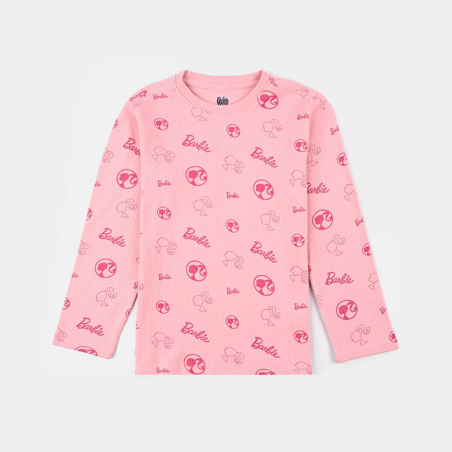 Girls drop needle 2 Piece Suit - C.Pink - Image 2