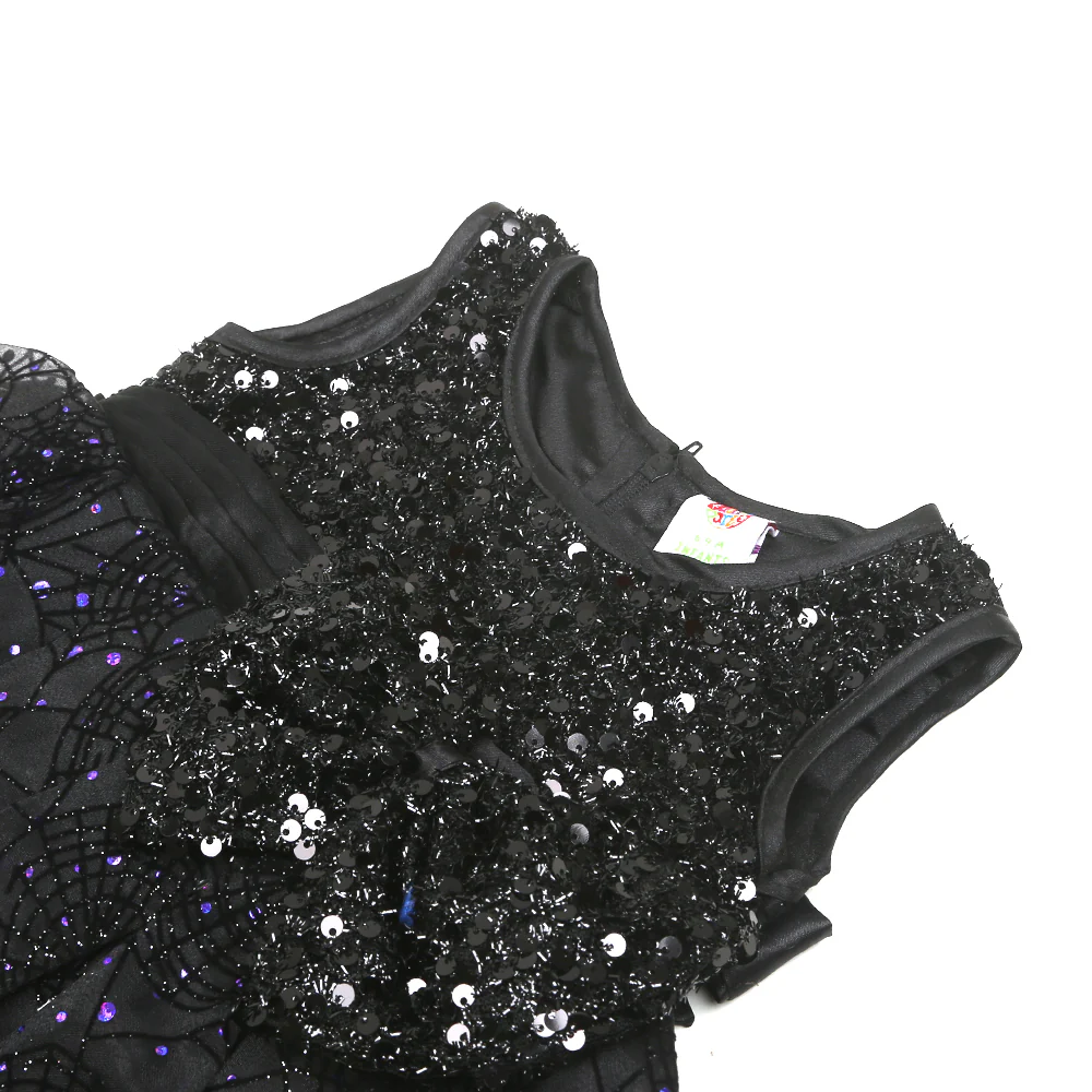 Infant Girls Fancy Frock Organza - BLACK - Image 2