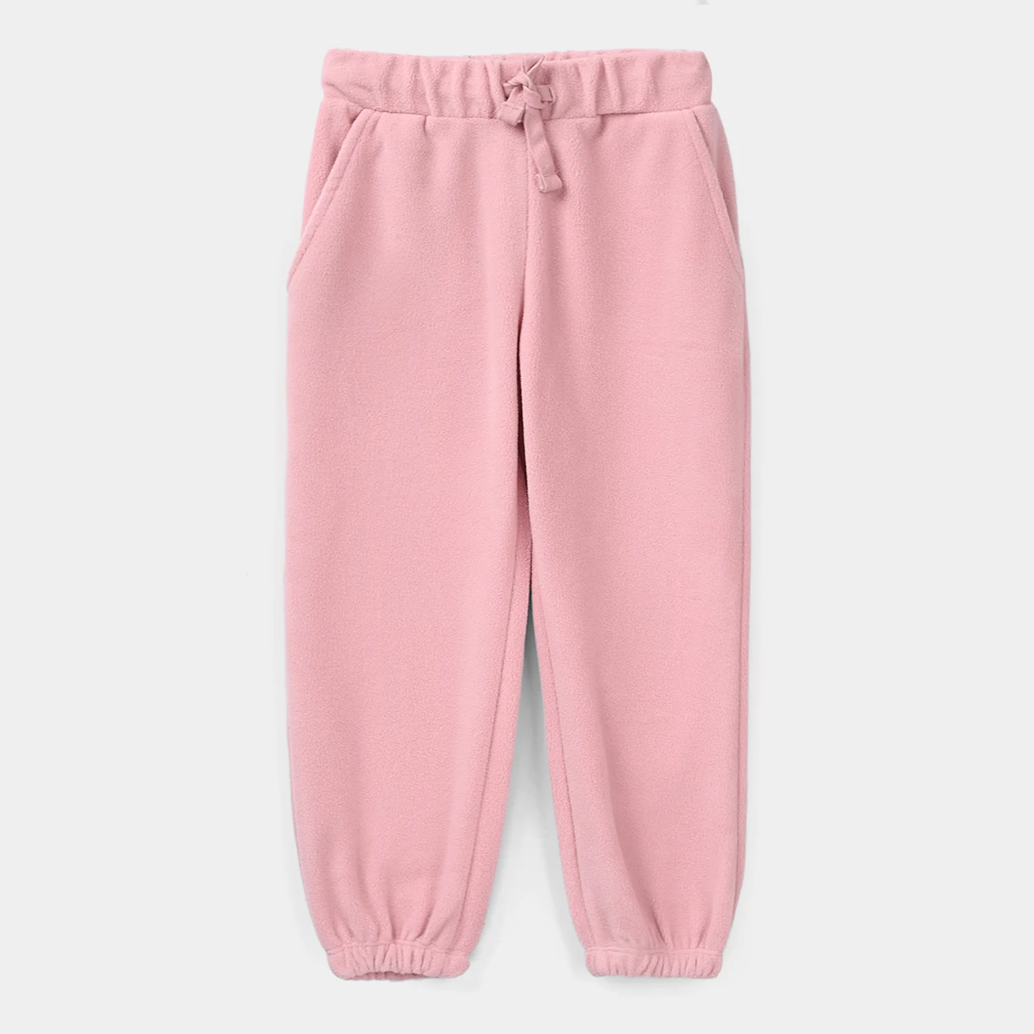 Girls Fleece 2 Piece Suit DO MORE-PINK - Image 5