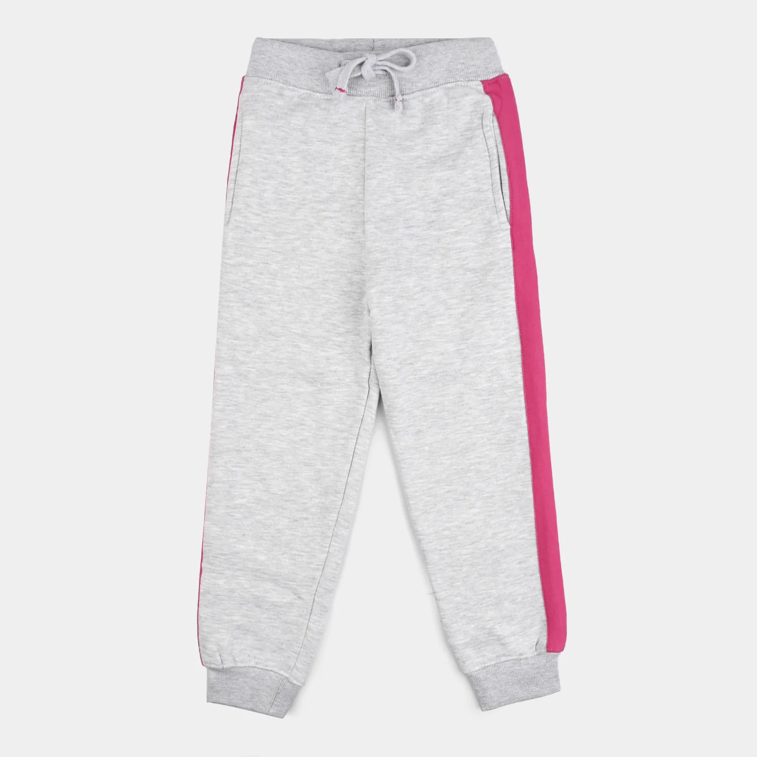 Girls Fleece 2 Piece Suit - Grey - Image 6