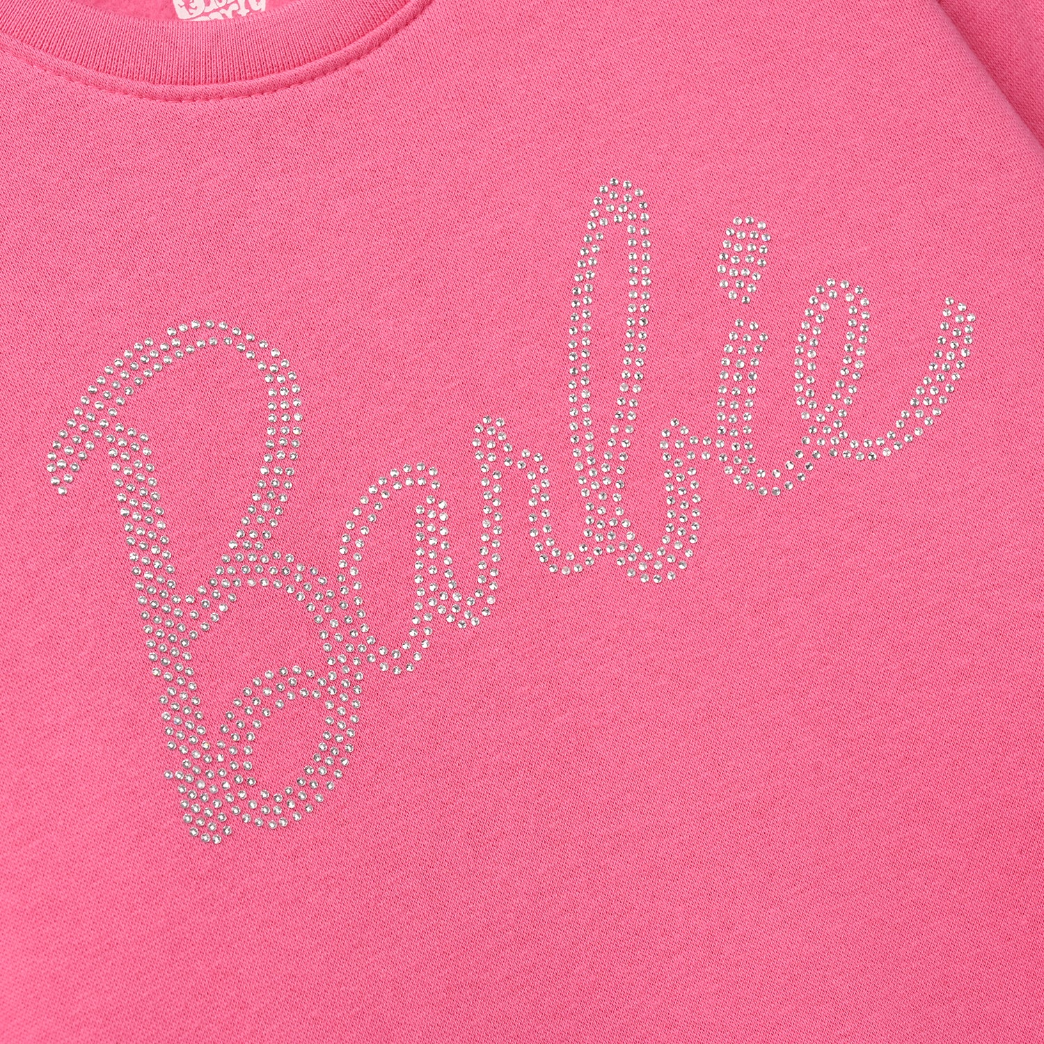 Girls Fleece 2 Piece Suit-Pink - Image 3