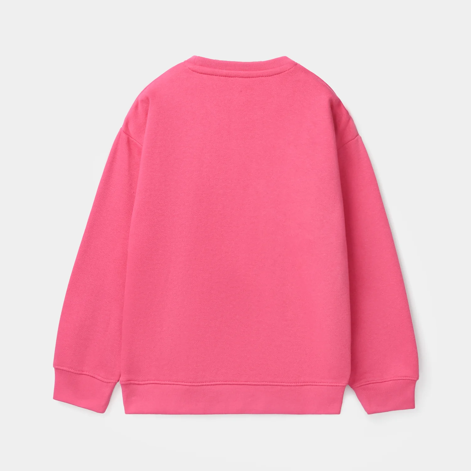 Girls Fleece 2 Piece Suit-Pink - Image 4