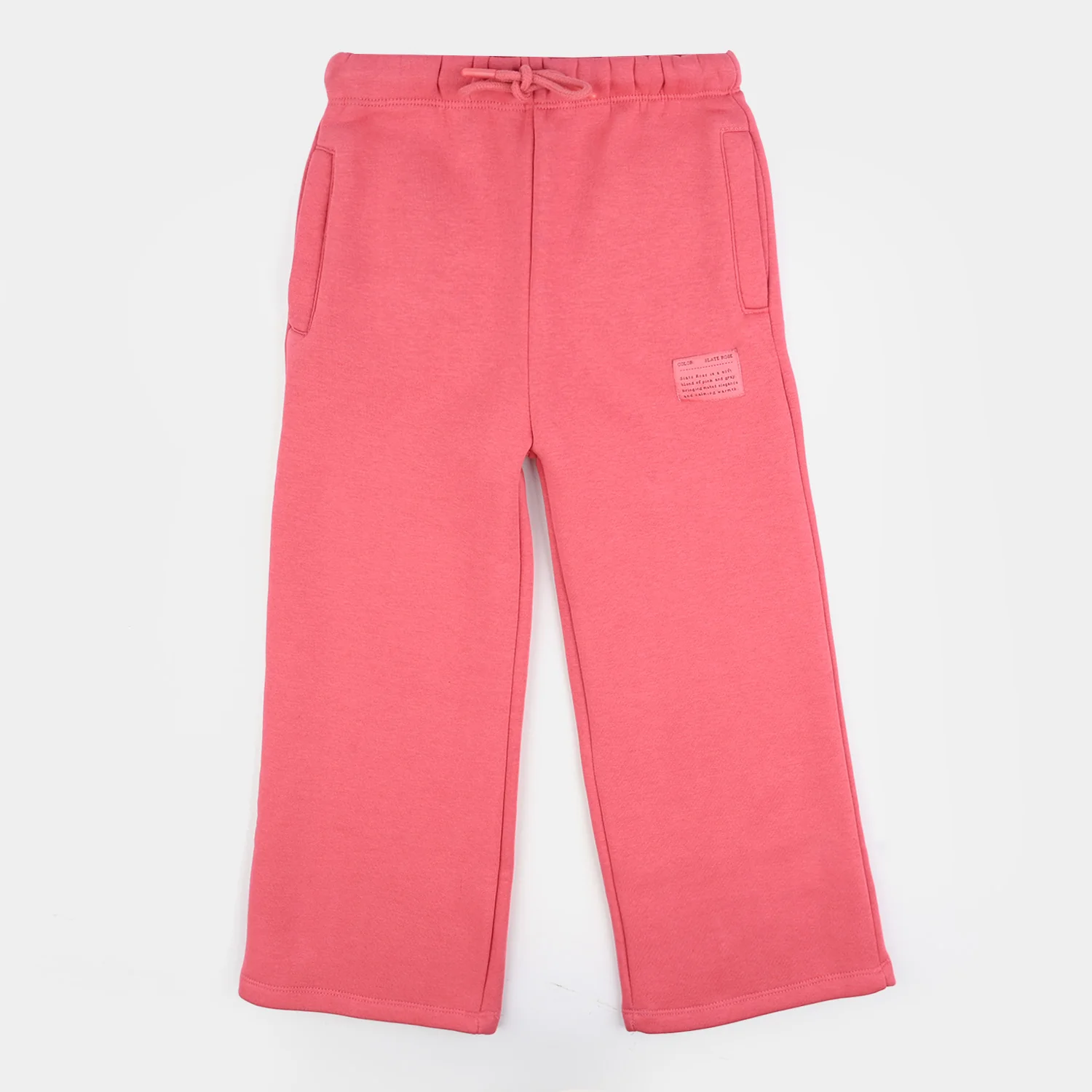 Girls Fleece Culotte Basic-Rose