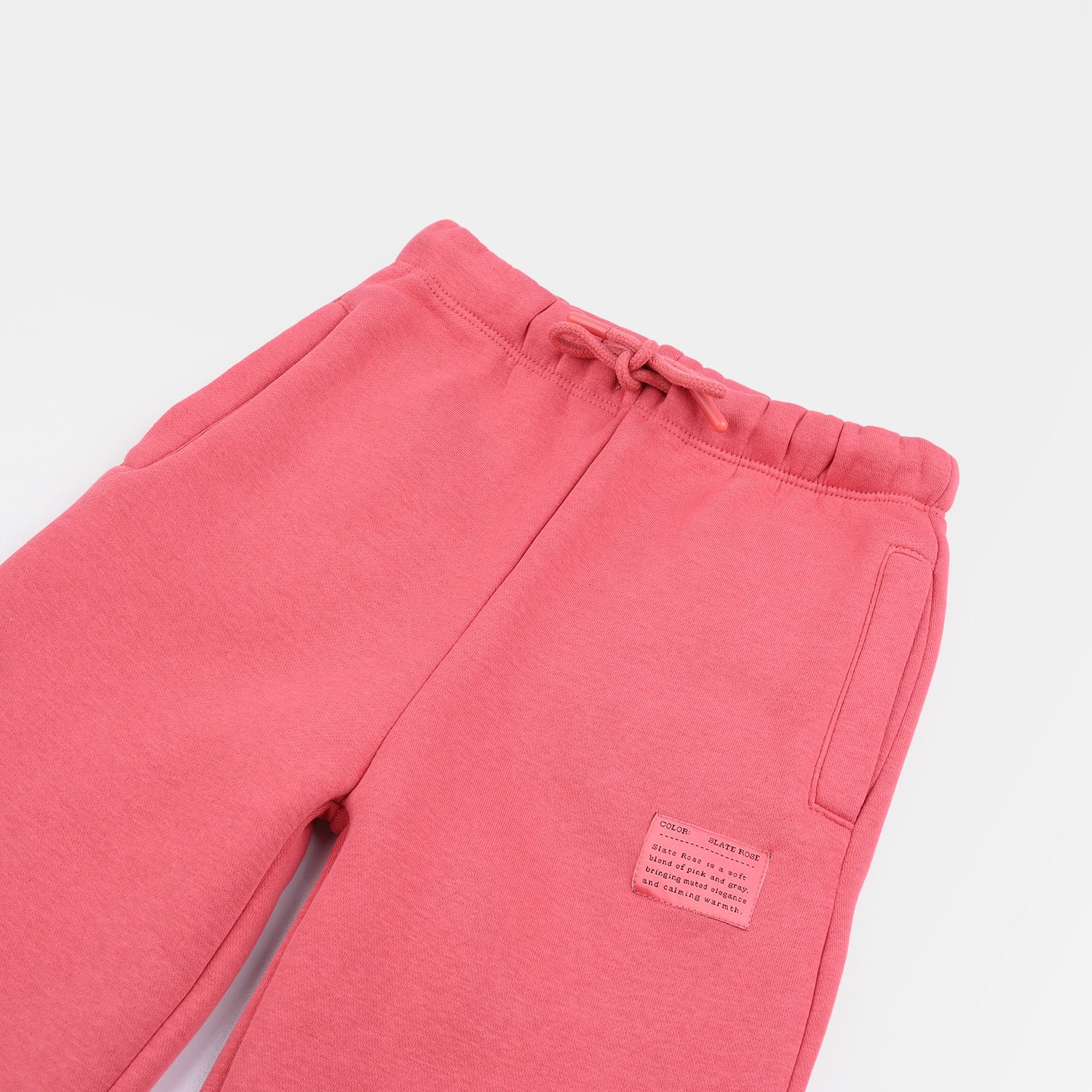 Girls Fleece Culotte Basic-Rose - Image 3