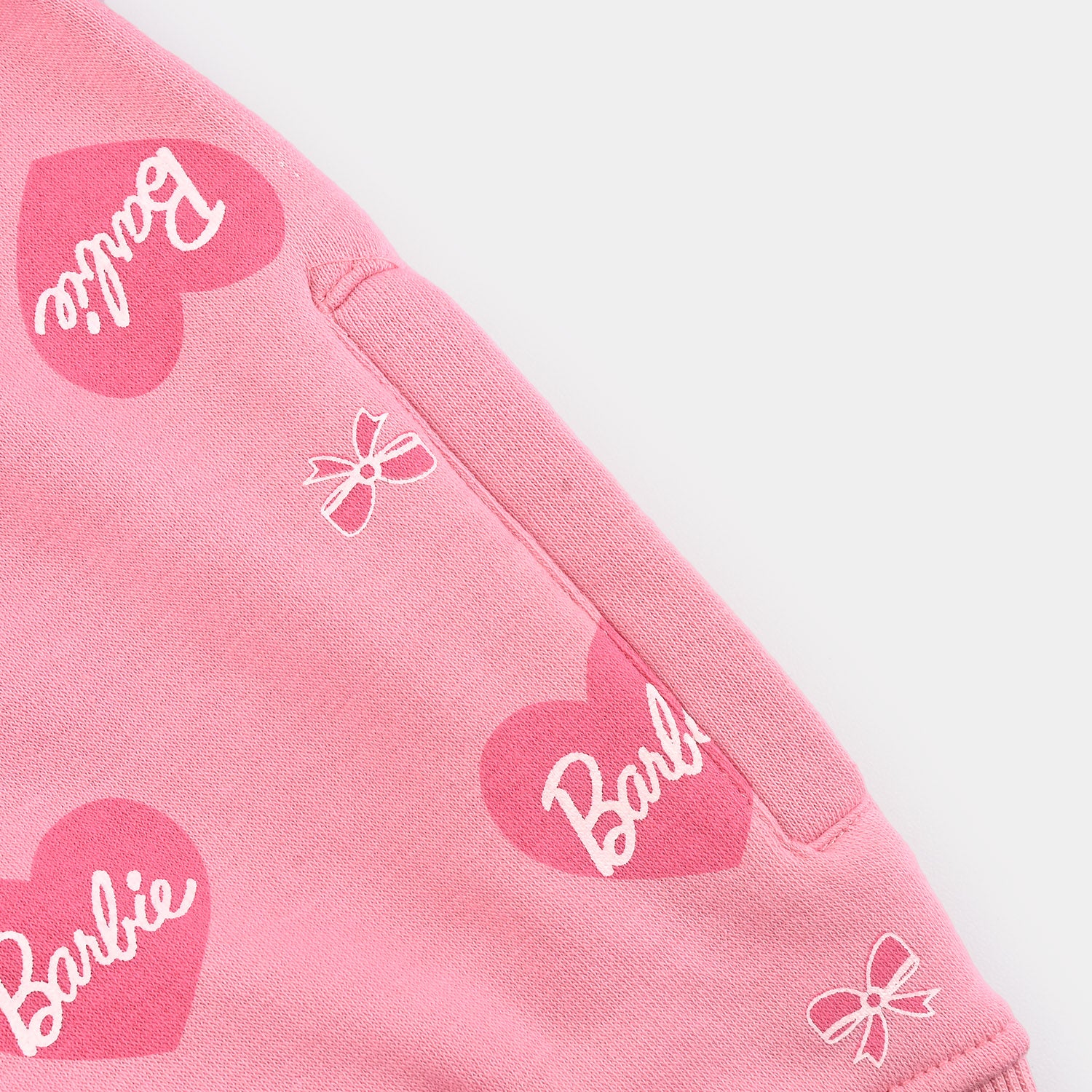 Girls Fleece Jacket-Candy Pink - Image 3