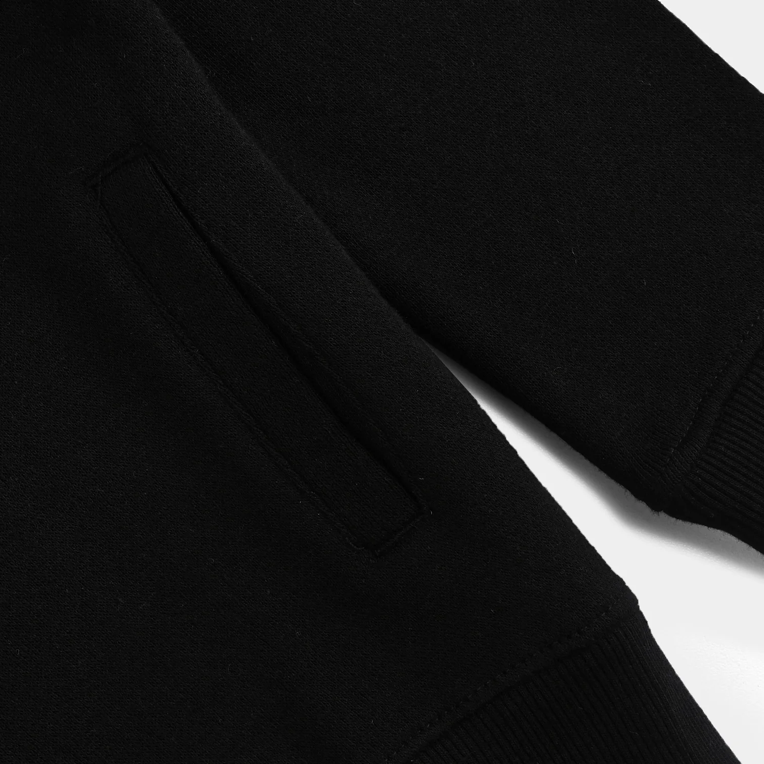 Girls Fleece Jacket LOVE YOURSELF-BLACK - Image 3
