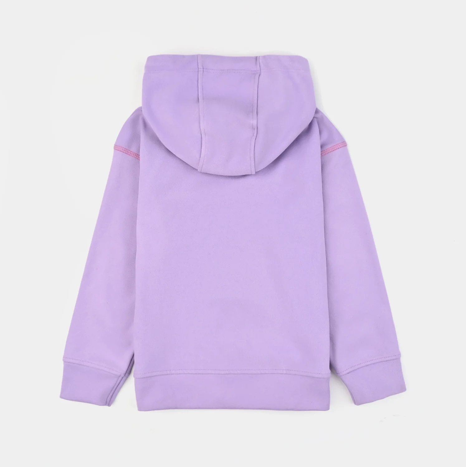 Girls Fleece Jacket MORE SELF LOVE-PURPLE - Image 4