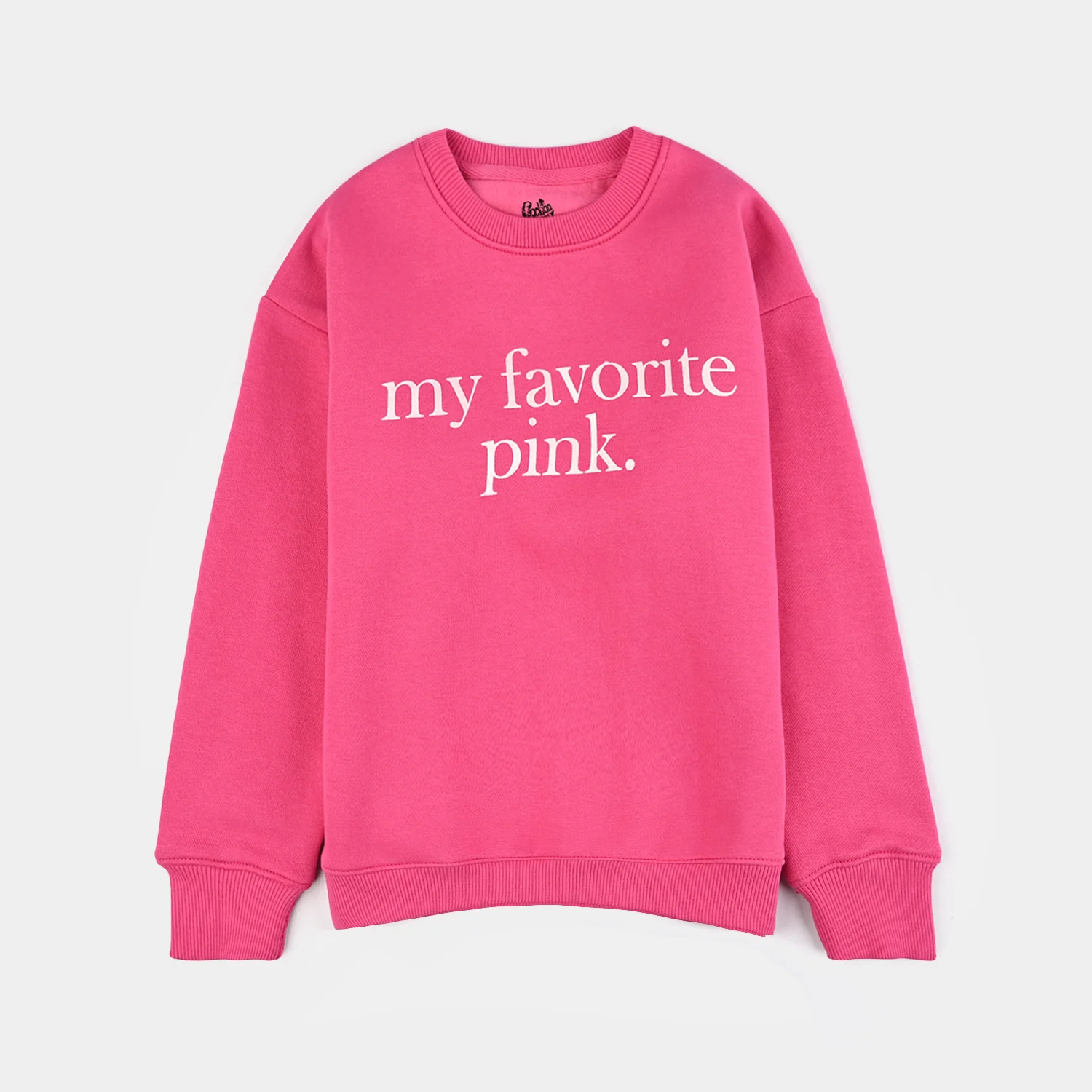 Girls Fleece Sweatshirt Favorite-Pink
