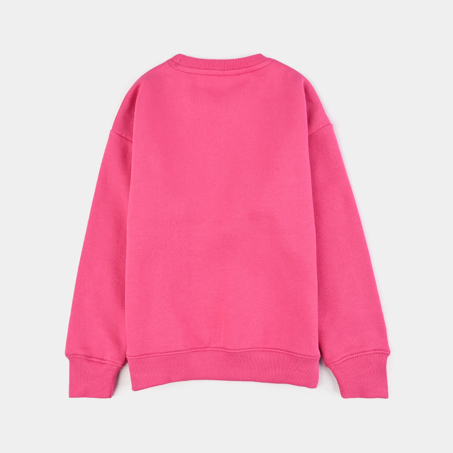 Girls Fleece Sweatshirt Favorite-Pink - Image 3