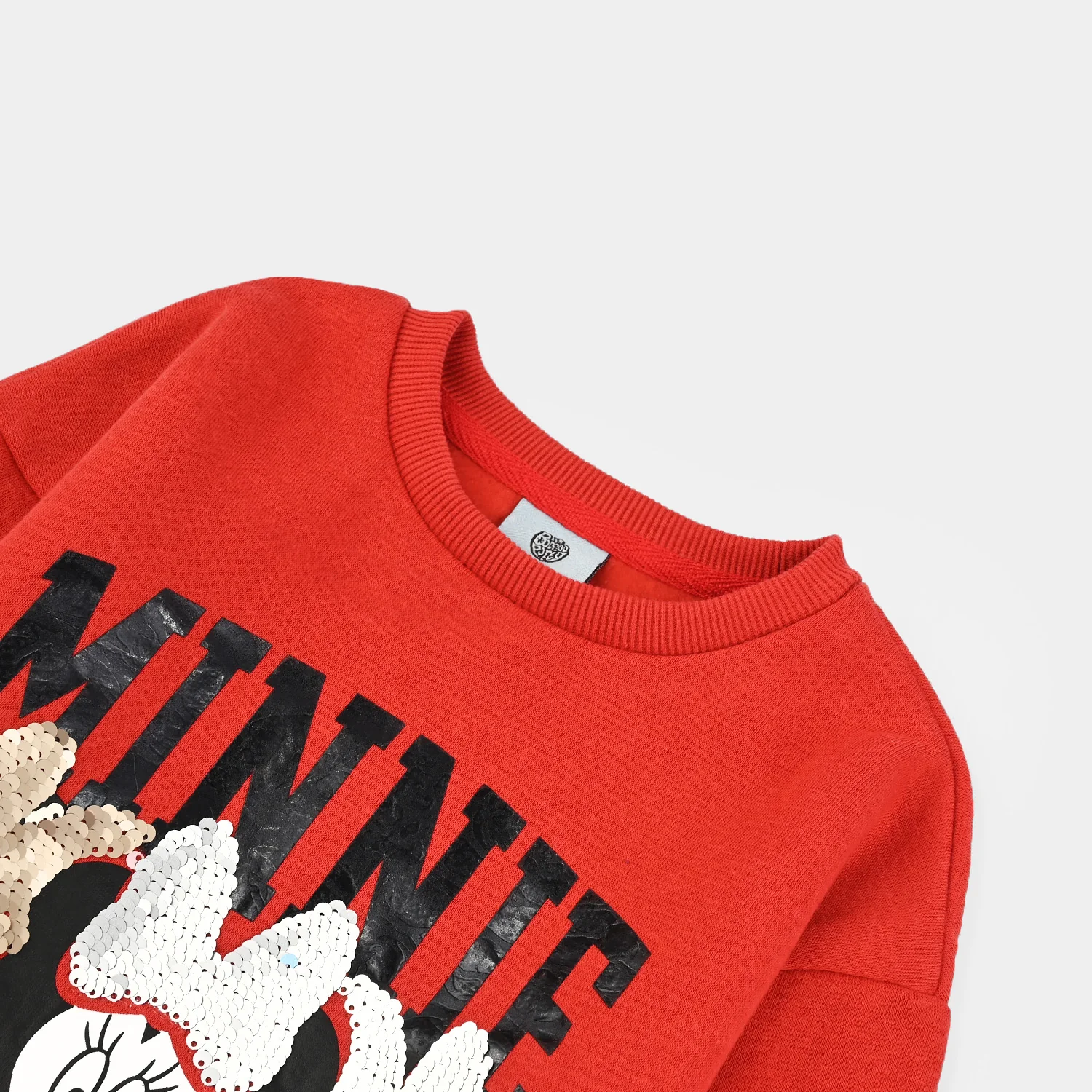 Girls Fleece Sweatshirt Character-RED - Image 2