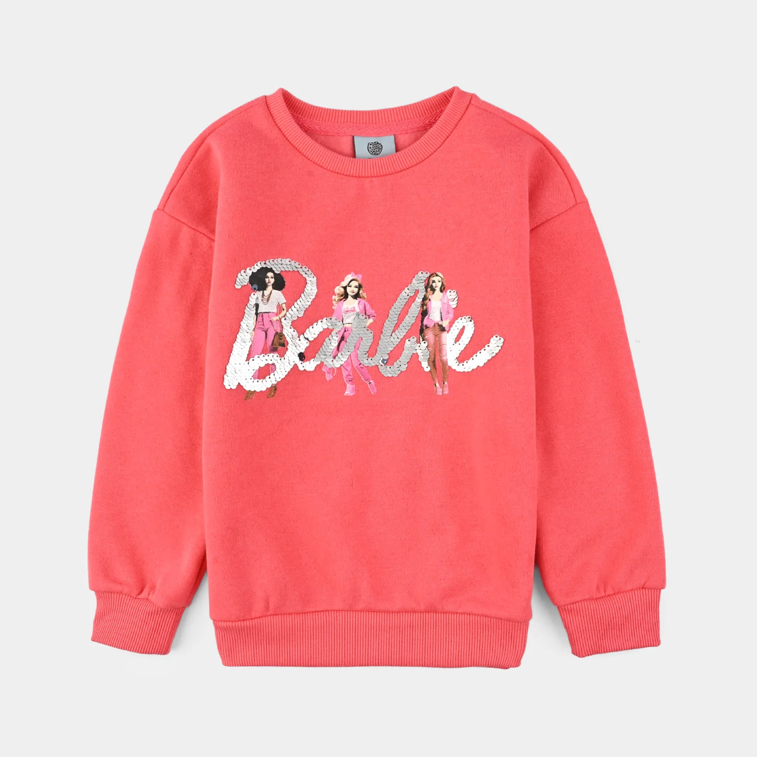 Girls Fleece Sweatshirt - Hot Pink