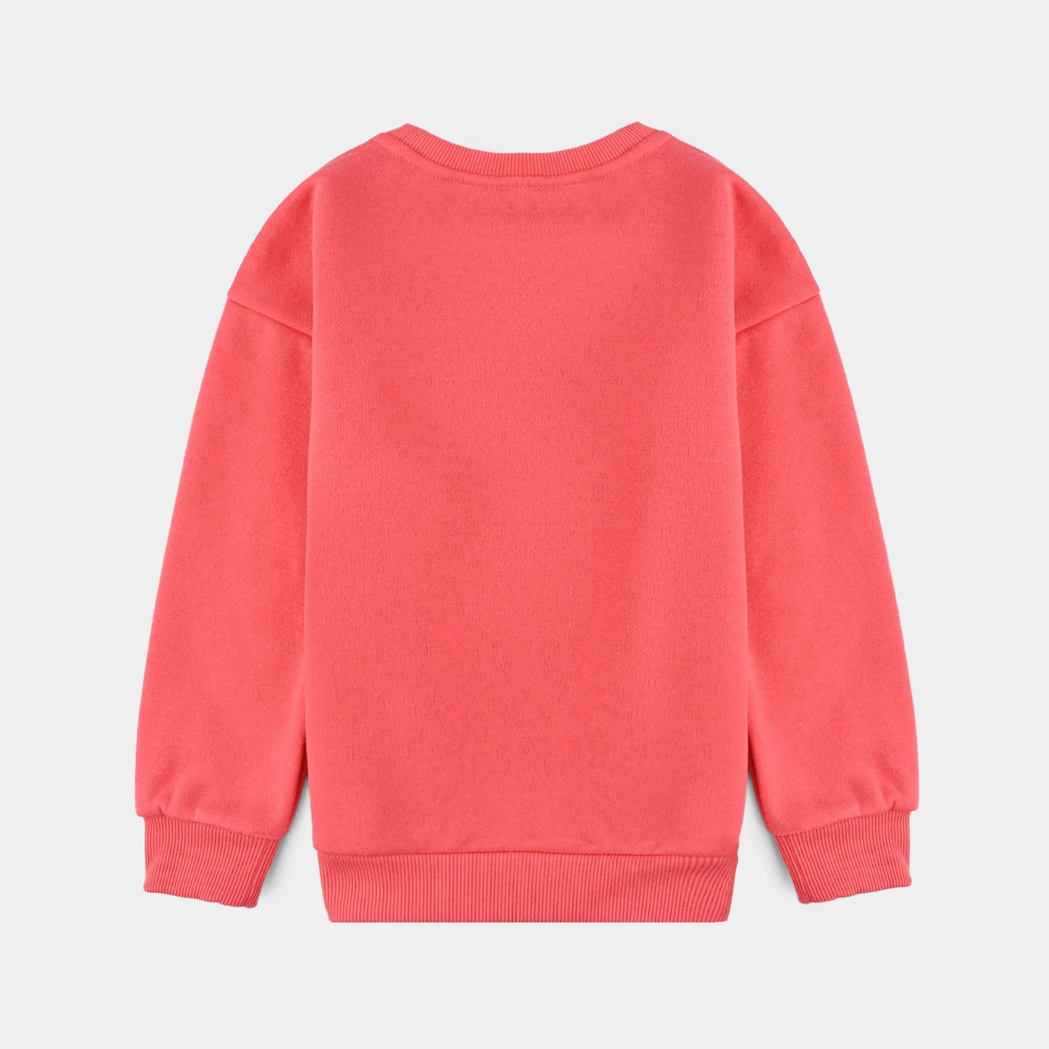Girls Fleece Sweatshirt - Hot Pink - Image 4