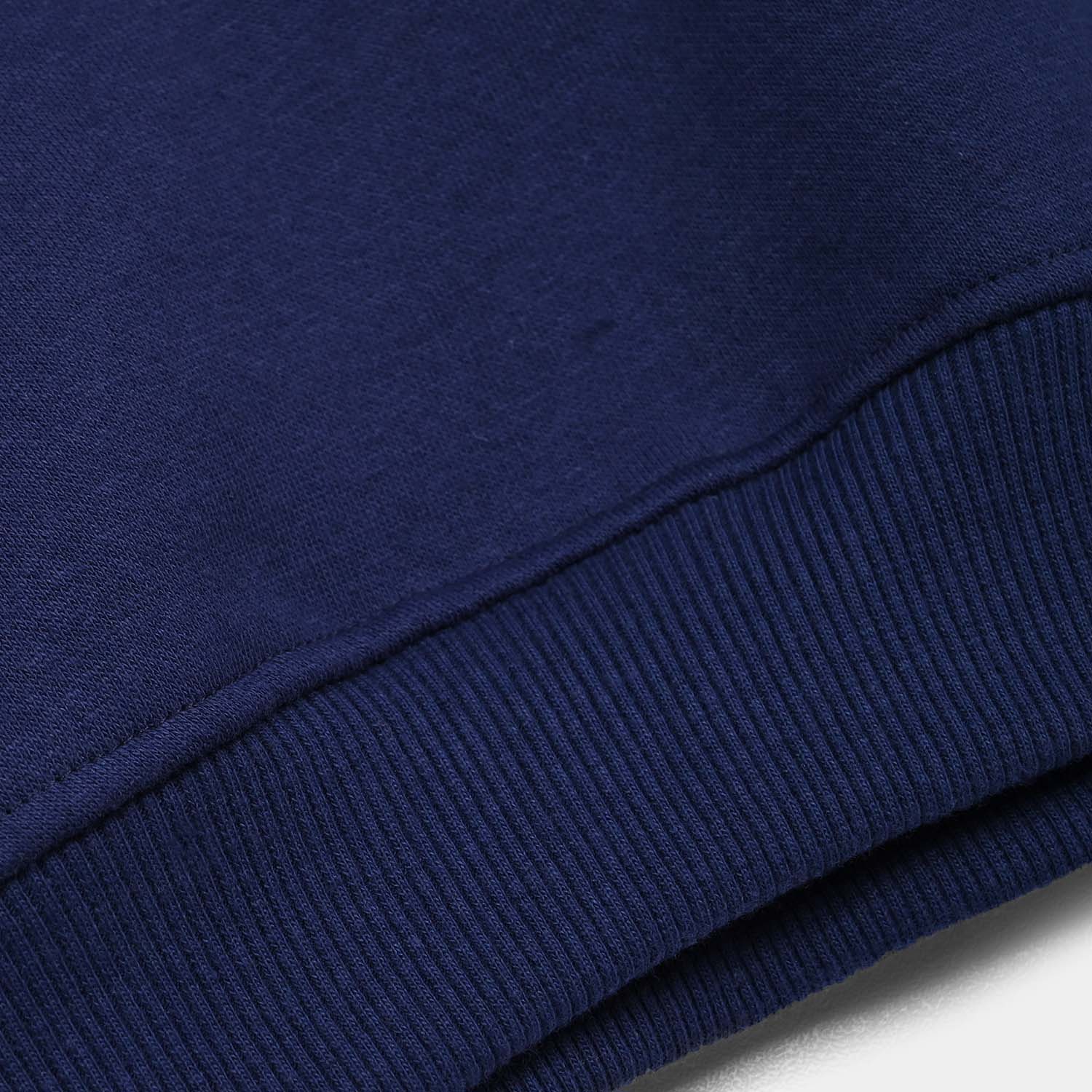 Girls Fleece Sweatshirt STAR - NAVY - Image 3