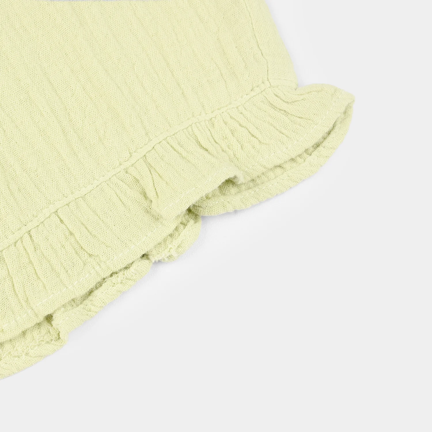 Girls Gauze Shorts (Frill) - Yellow - Image 2