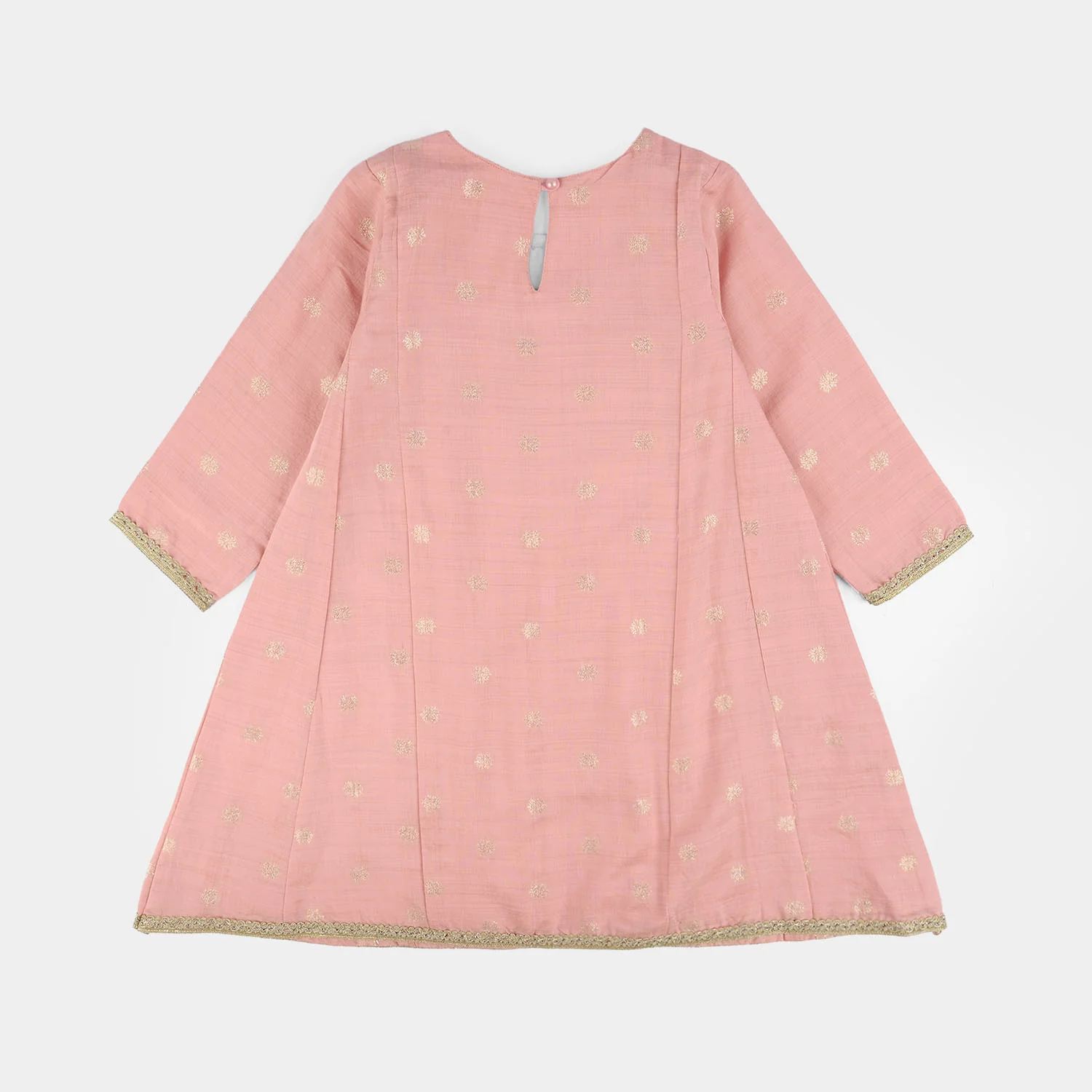 Girls Jacquard 3Pcs Jewel -Peach - Image 6