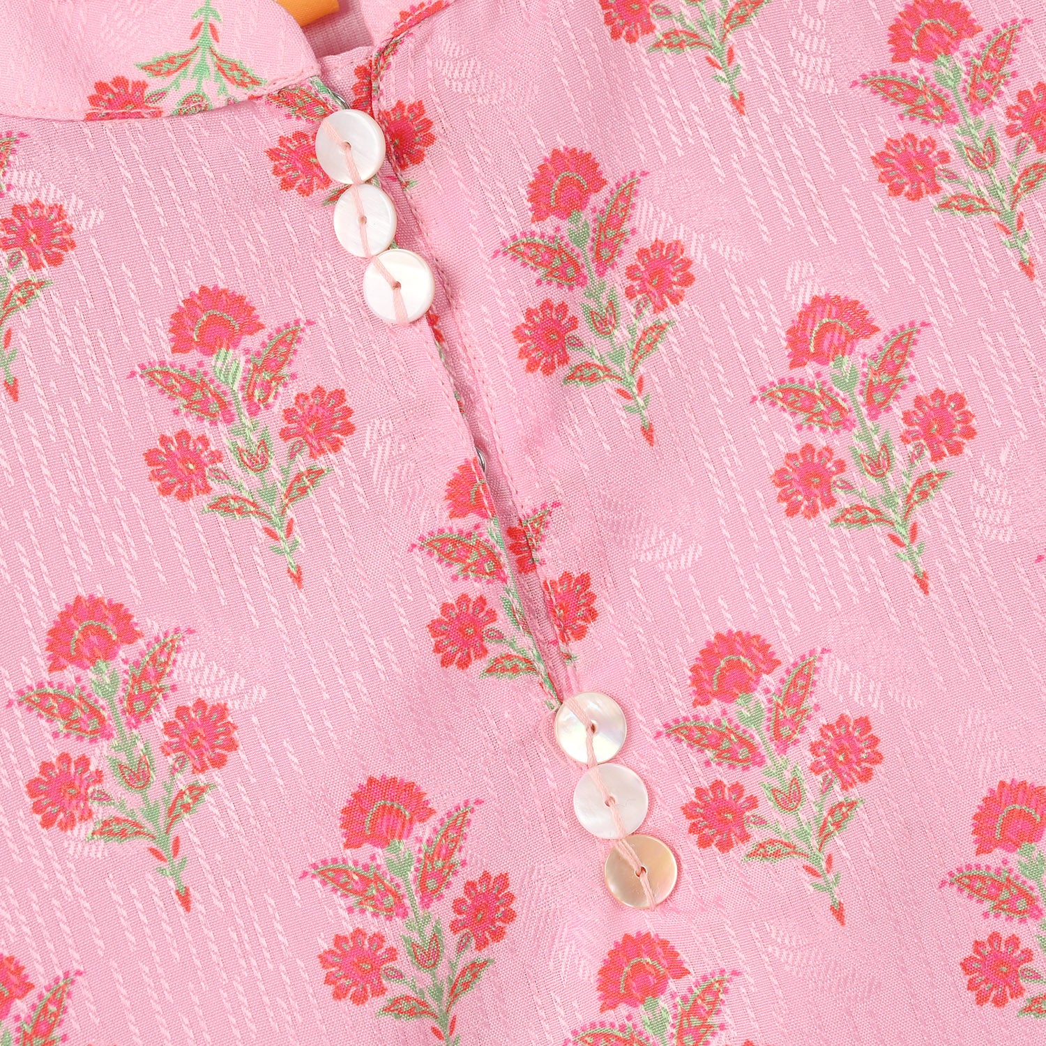 Girls Jacquard Printed 2-Pc Set (Opal) - Pink - Image 3