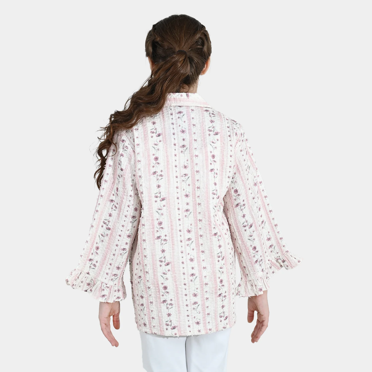 Girls Jacquard Top - Multi - Image 6
