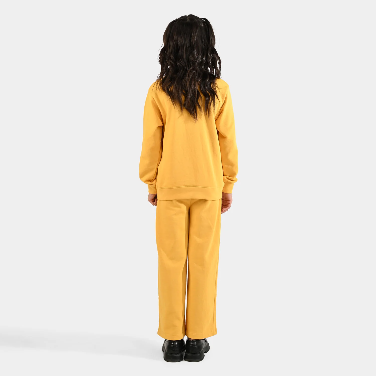 Girls Jersey/Terry 2 Piece Suit (Feeling Good) - Yellow - Image 4