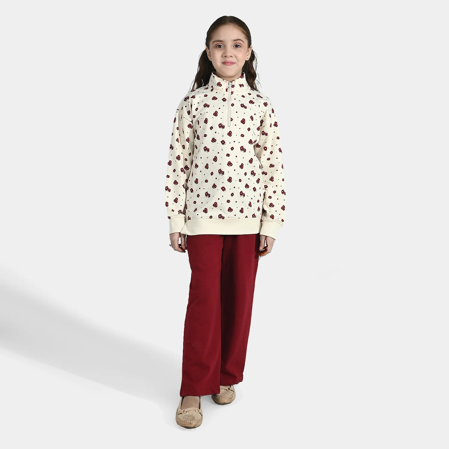 Girls Jersey/Terry 2 Piece Suit