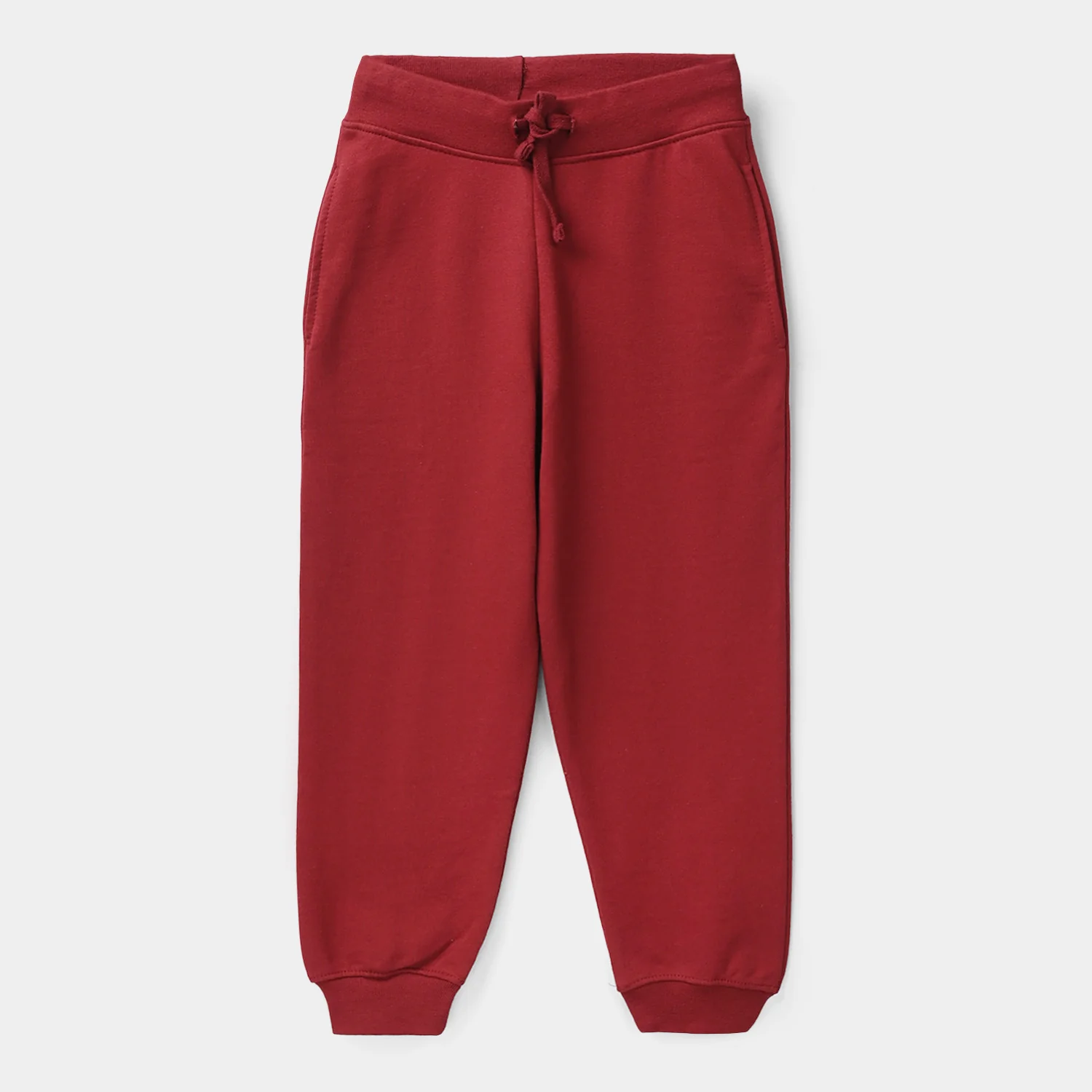 Girls Jersey/Terry 2 Piece Suit - Red - Image 6