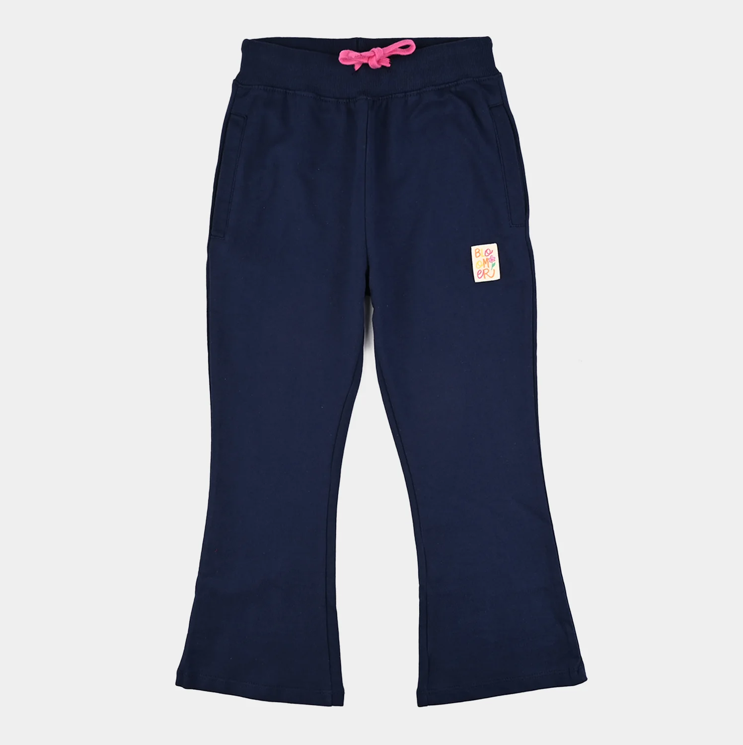 Girls Jersey/Terry Pajama Bloomer-NAVY