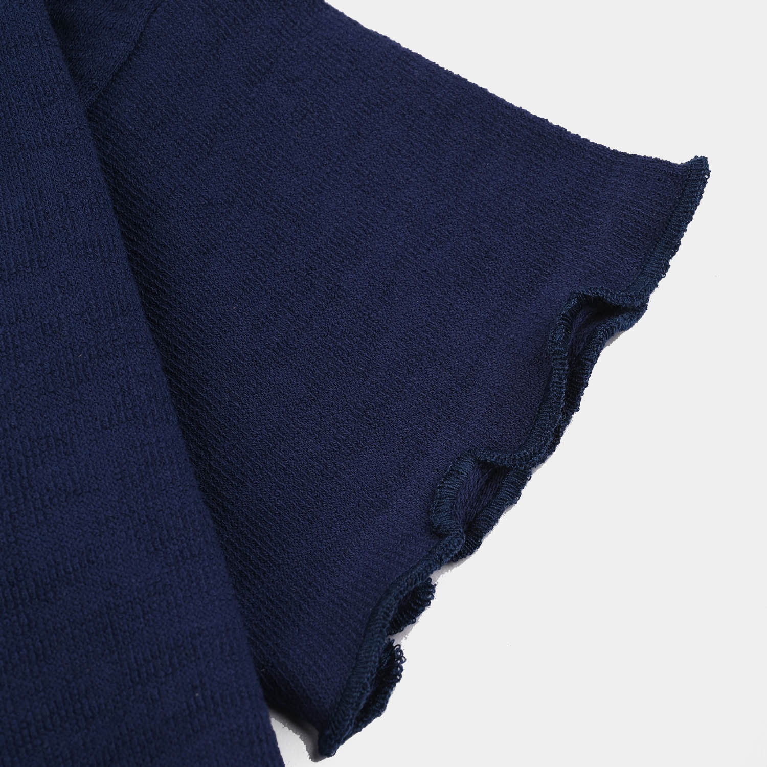 Girls Jersey/Terry S&P T-Shirt (Half Sleeve Good Day) – Navy Blue - Image 3