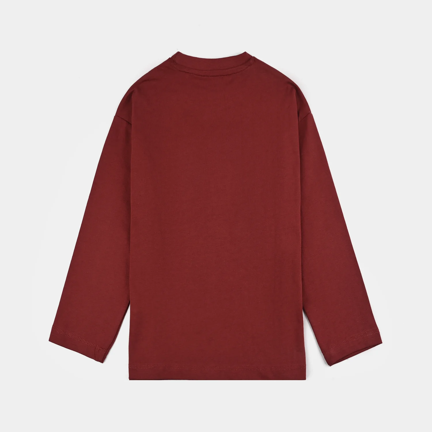 Girls Jersey/Terry T-Shirt F/S BOW-Red - Image 4