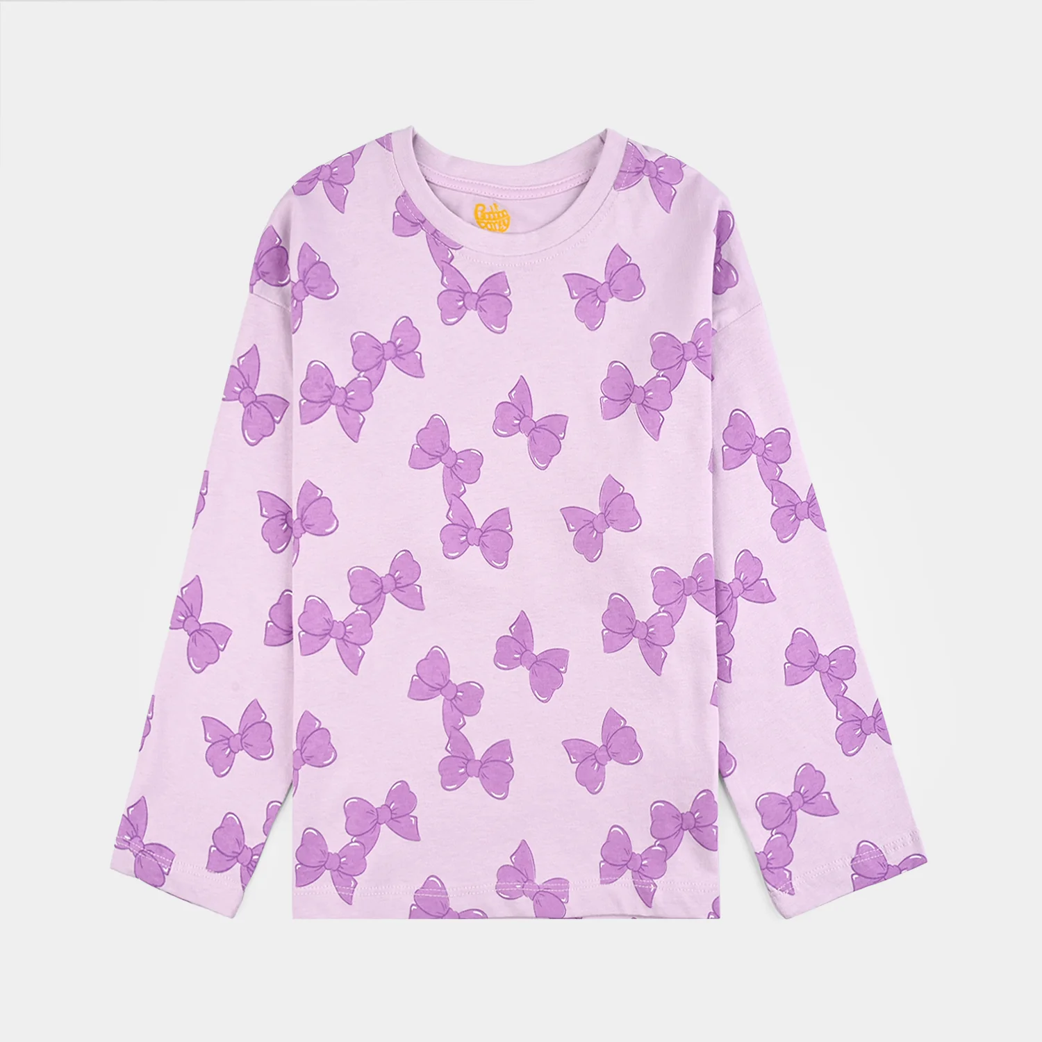 Girls Jersey/Terry T-Shirt BOWS