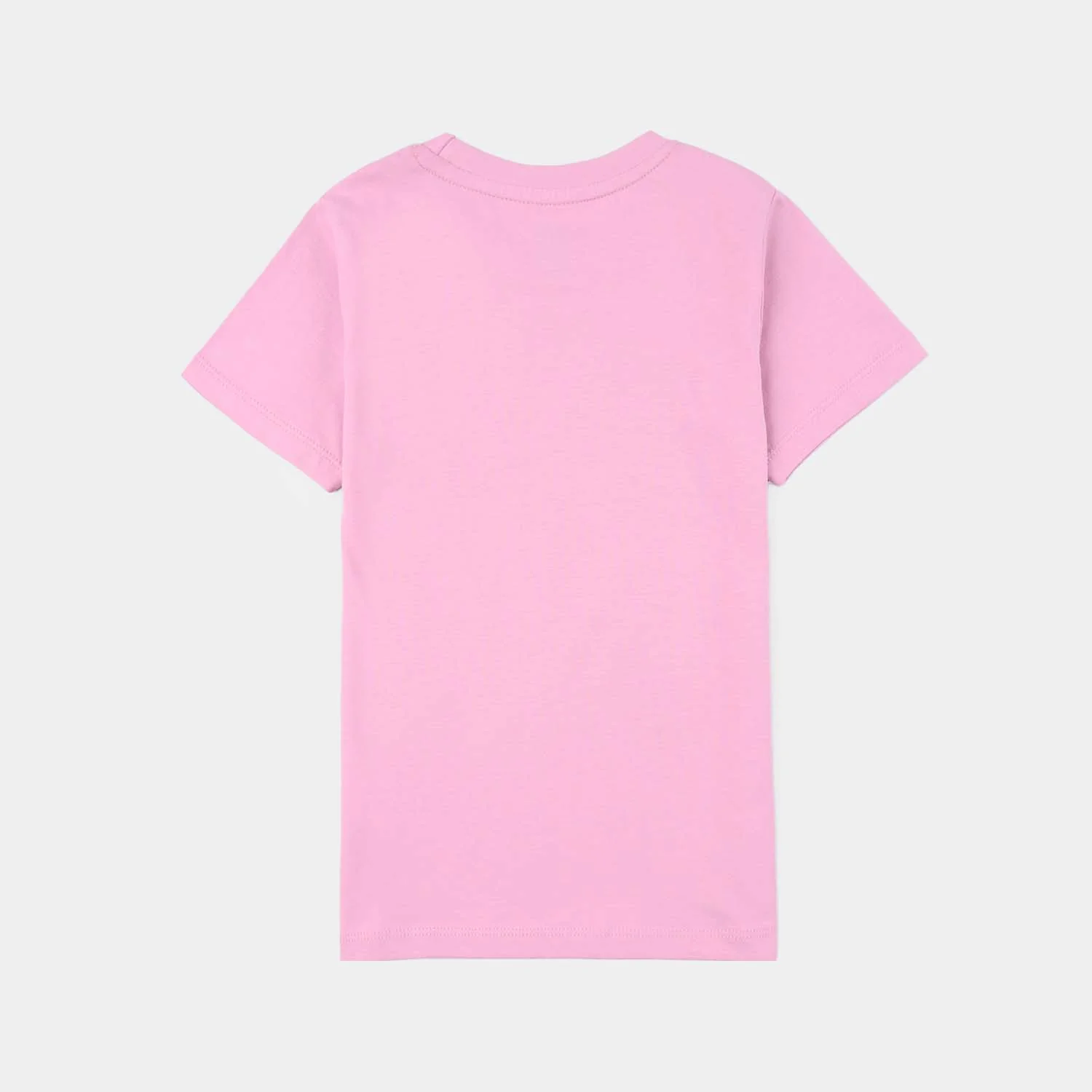 Girls Jersey/Terry T-Shirt (Perfection) - Pink - Image 3