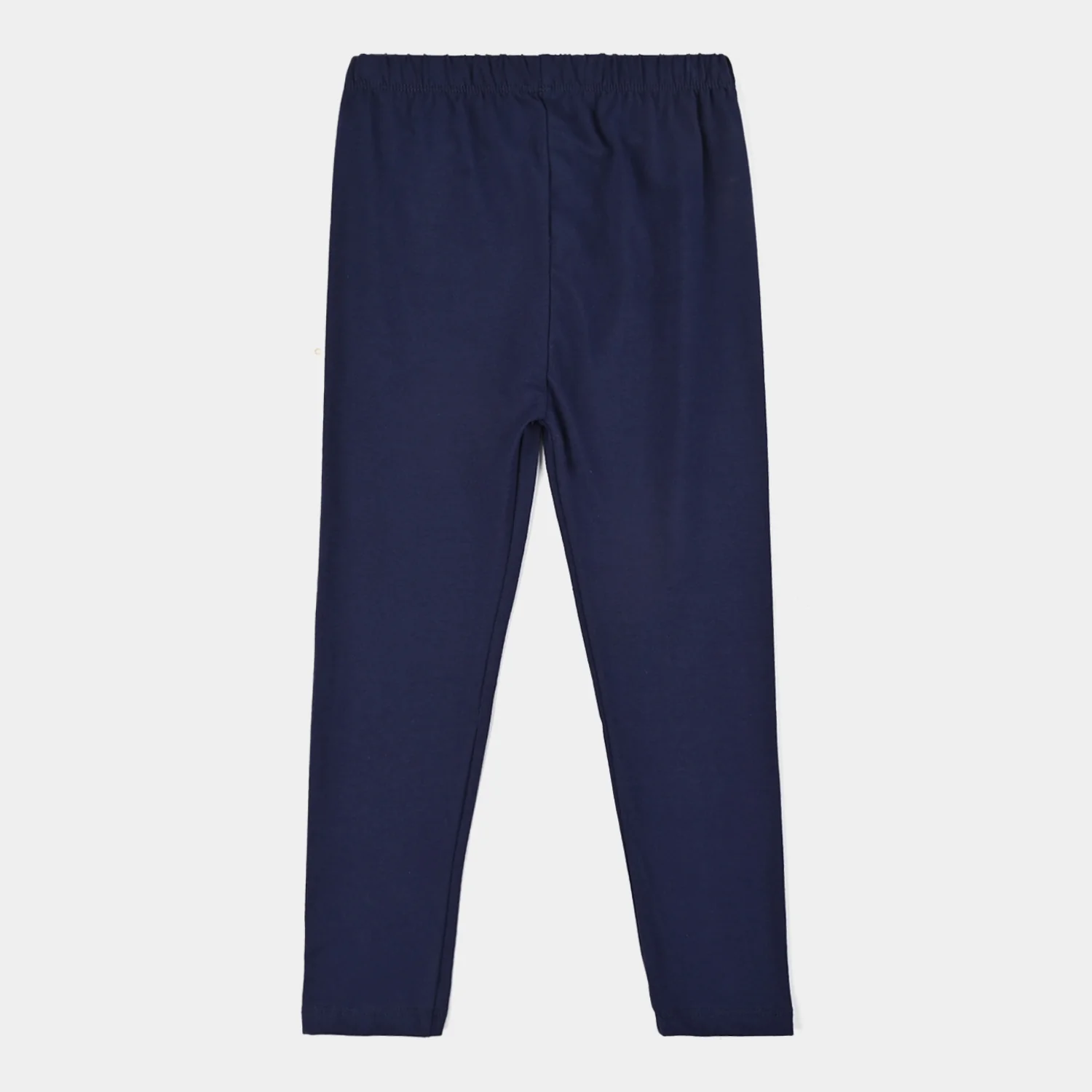 Girls Jersey/Terry Tights - Navy - Image 3