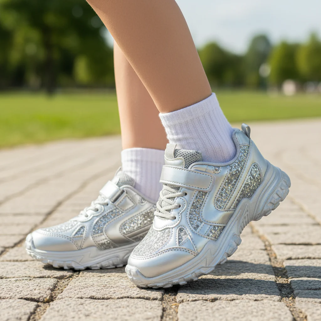 Girls Jogger 126-1-SILVER - Image 3