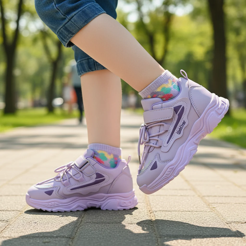 Girls Joggers 007-2-PURPLE - Image 3