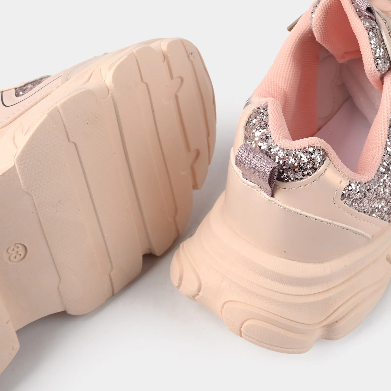 Girls Joggers 1369-Pink - Image 2
