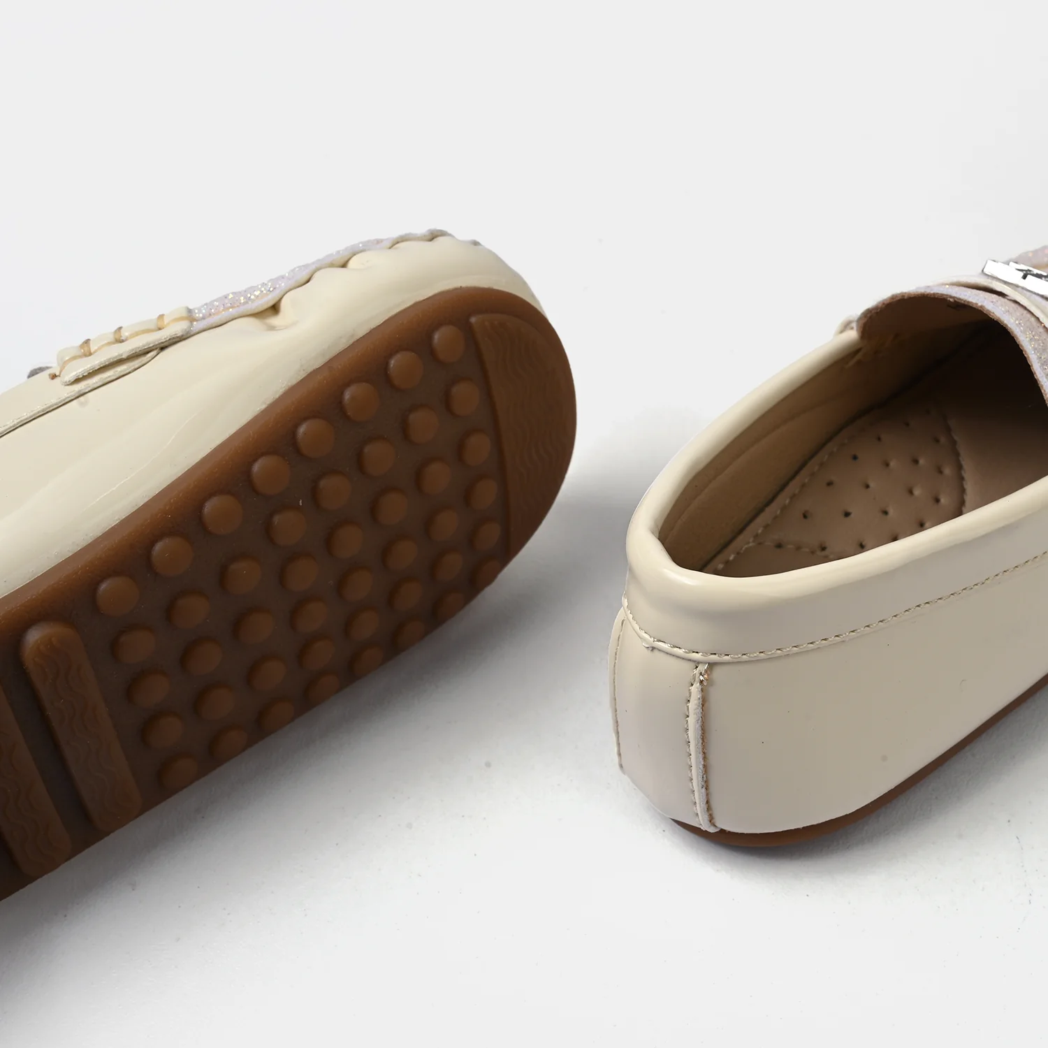 Girls Loafer H502-L17-BEIGE - Image 2