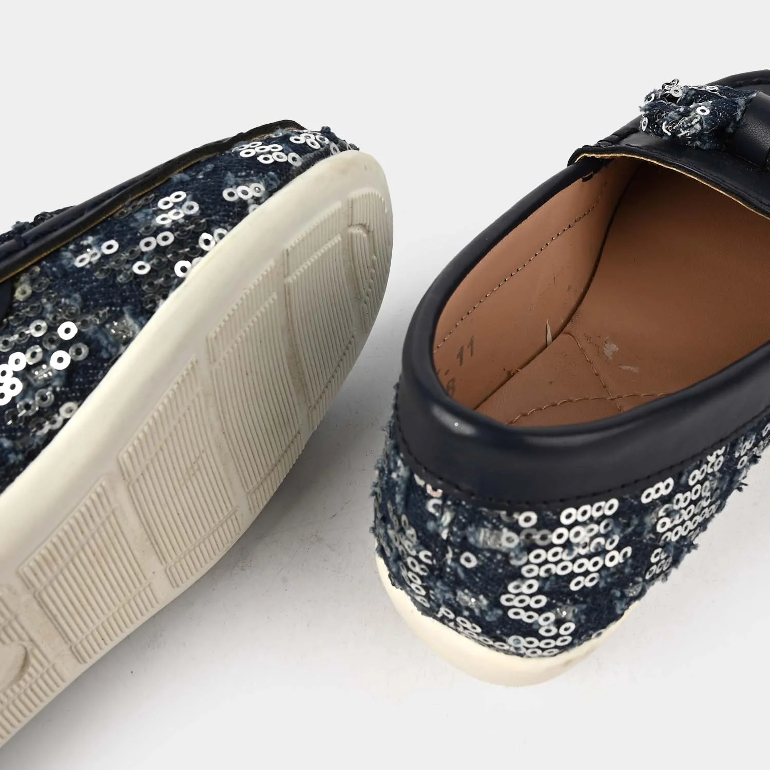 Girls Loafer JV-11-NAVY - Image 2