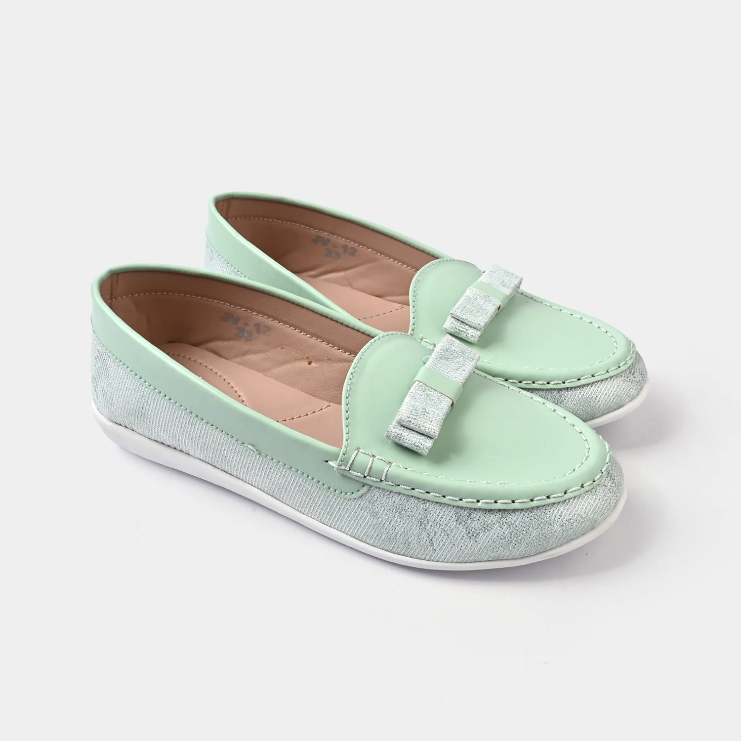 Girls Loafer JV-12-Sea.Green - Image 3