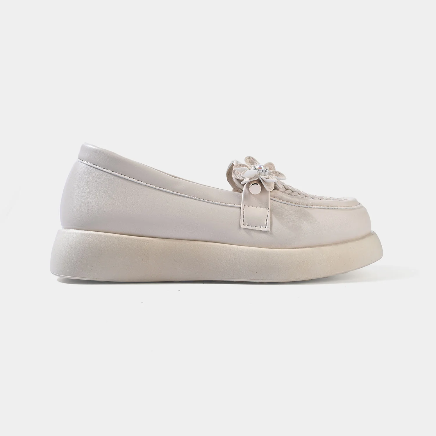 Girls Loafer YY-01-BEIGE - Image 4