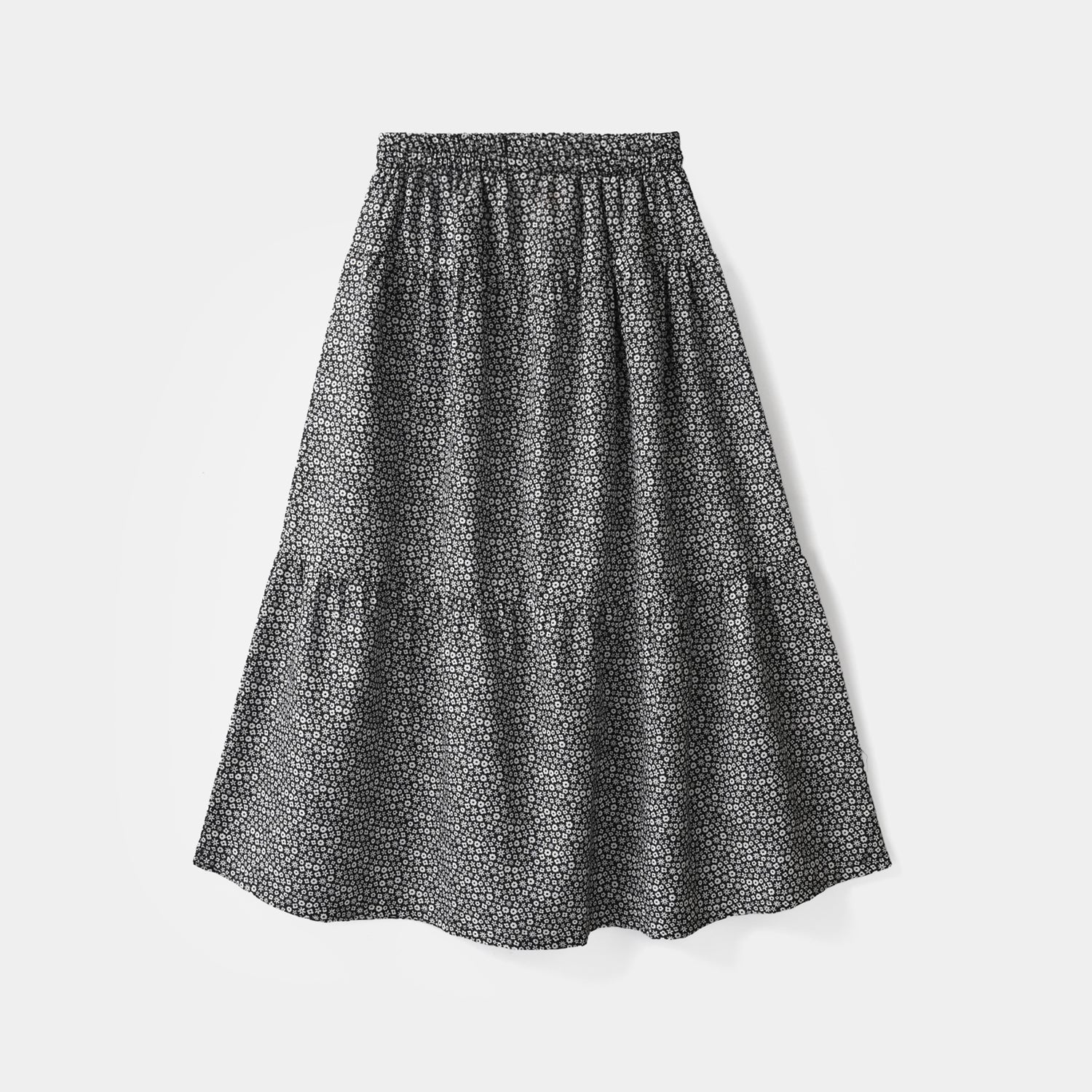 Girls Poly Crinkle Long Skirt Flower - Multi - Image 4