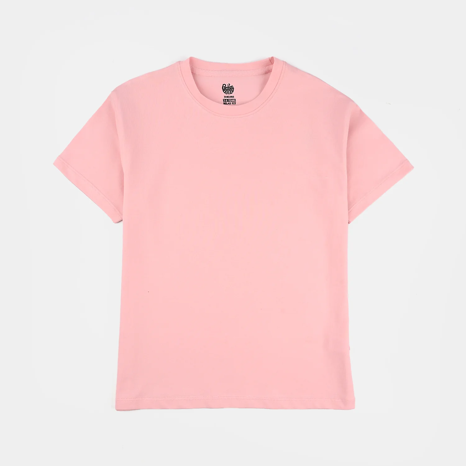 Girls Lycra Jersey Basic T-Shirt - Pink