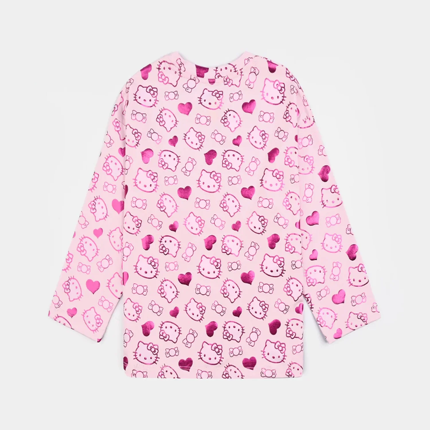 Girls Lycra Jersey T-Shirt - Candy Pink - Image 3