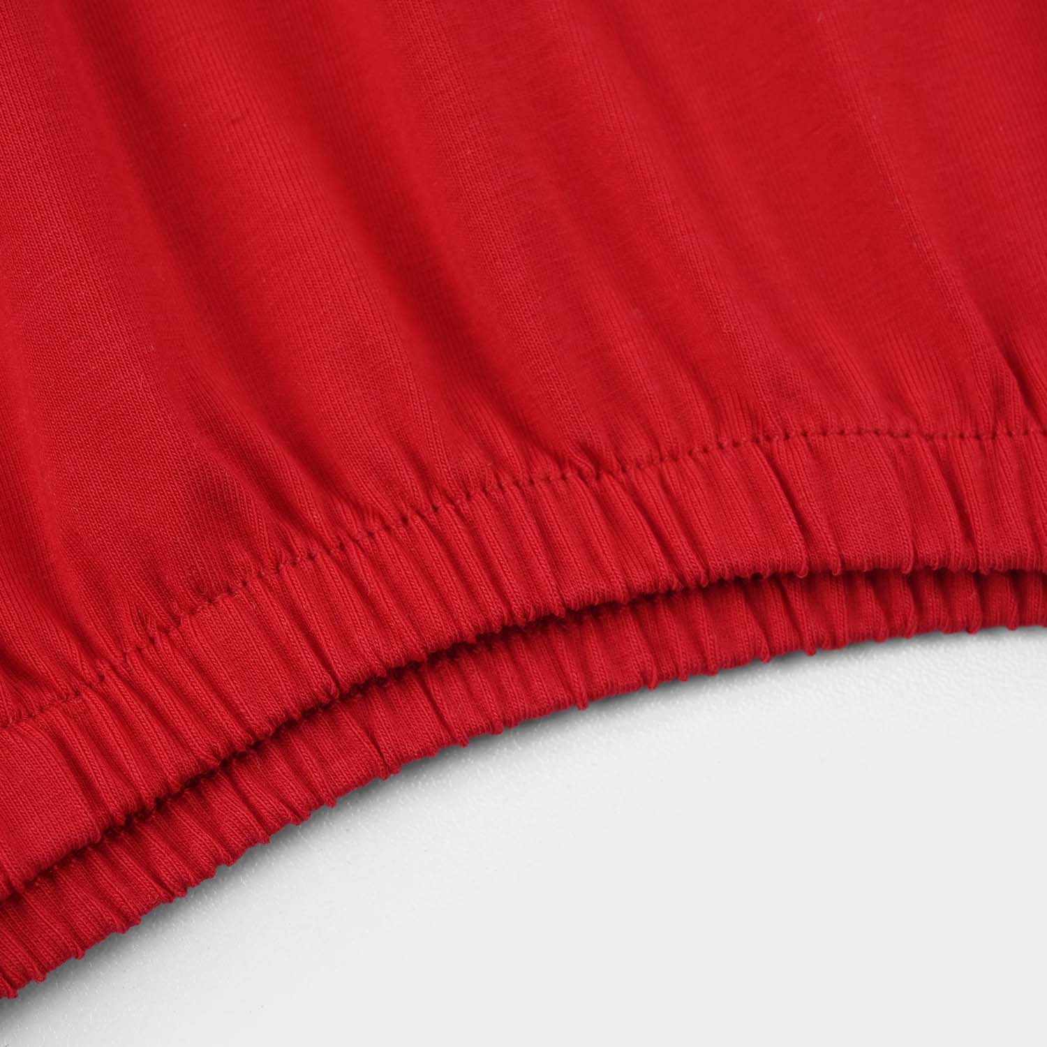 Girls Lycra Jersey T-Shirt (Sunny Happy Day) - Red - Image 3
